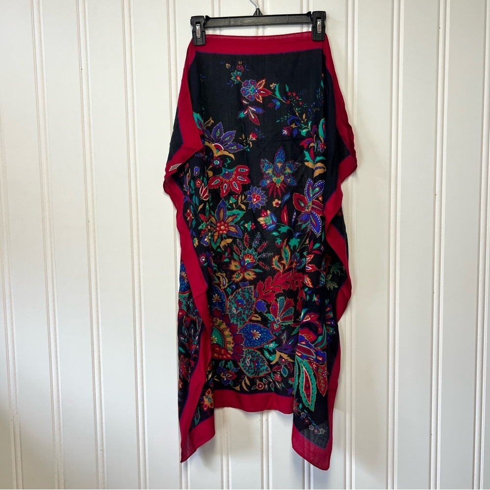 Symphony Scarf Co Italy Scarf Floral Boho Paisley Shaw Wrap
